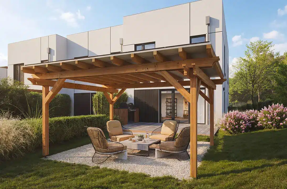altana ogrodowa pergola zdjęcie dzień